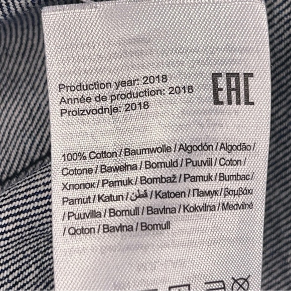 32 WAIST JDY DENIM SKIRT DARK BLUE CLASSIC Y2K STYLE - Picture 8 of 10